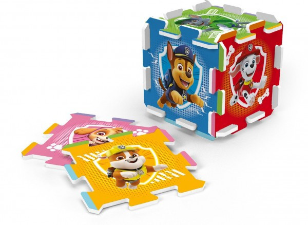 Penové puzzle Tlapková patrola / Paw Patrol 32x32x1cm 8ks vo fólii 0m+