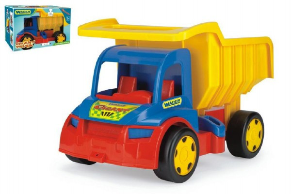 Auto Gigant Truck sklápač plast 55cm v krabici 12m + Wader
