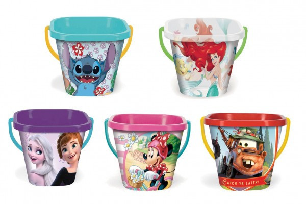 Vedierko štvorcové Disney 2L plast mix druhov 19x17cm Wader