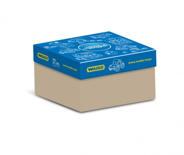 Kocky stavebnice domino plast 30x25cm Wader 12m+