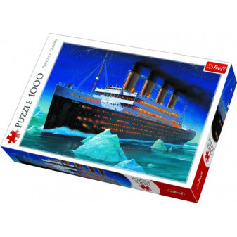 Puzzle Titanic 1000 dielikov v krabici 40x27x6cm