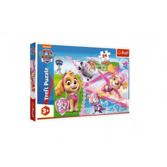 Puzzle MAXI Paw Patrol/Tlapková patrola Hrdinská Skye 24 dielikov v krabici 40x27x4, 5cm