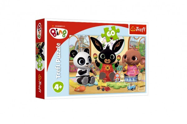 Puzzle V rytme Binga 60 dielikov 33x22cm v krabičke 21x14x4cm