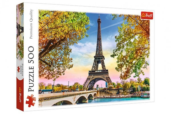 Puzzle Romantický Paríž 500 dielikov 48x34cm v krabici 40x26,5x4,5cm