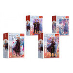 Minipuzzle 54 dielikov Ľadové kráľovstvo II/Frozen II 4 druhy v krabičke 6,5x9x3,5cm