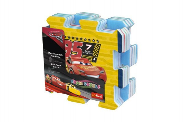 Penové puzzle Cars 3/Autá 32x32x1, 5cm