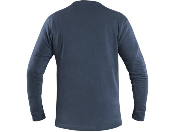 Tričko CXS PETR, dlhý rukáv, tmavo modré, veľ. 4XL