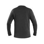 Tričko CXS PETR, dlhý rukáv, čierne, veľ. 5XL