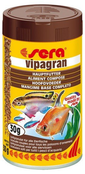Sera základné krmivo pre okrasné ryby Vipagran 100ml Nature