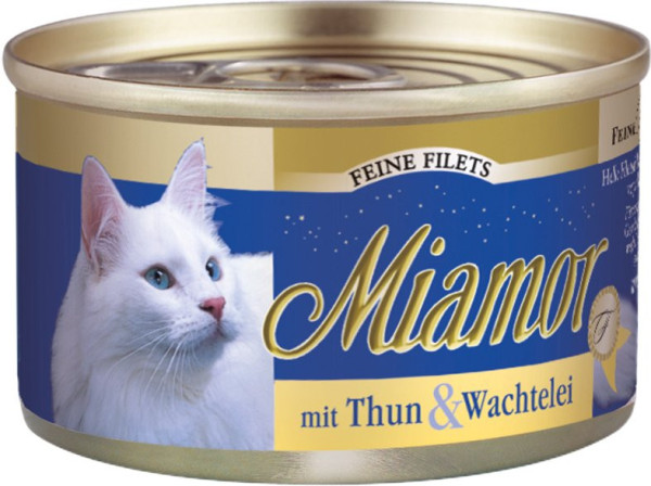Finnern Miamor Fine Finest tuniak + prepeličie vajcia konzerva 100g