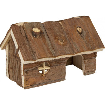 FLAMINGO domček HOUSE GRITTY WOOD M 19,5x13x13cm