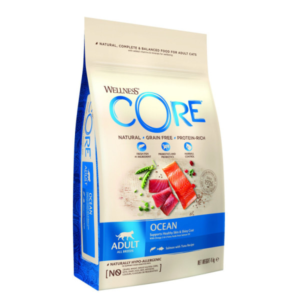 Wellness Core Cat Ocean Adult All Breeds losos a tuniak 4kg