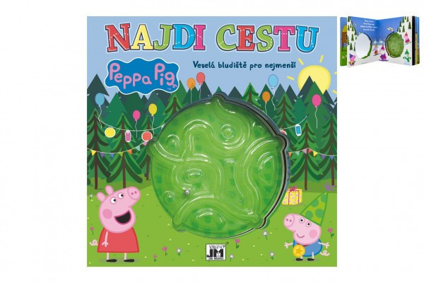 Nájdi cestu Prasiatko Peppa/Peppa Pig Veselá bludisko pre najmenších 22x22cm