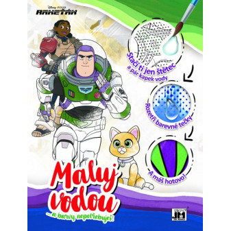 Maľovanky Maľuj vodou! Buzz Rakeťák 22x29cm