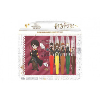 Fixy fúkacie 5ks s notesom Harry Potter na karte 31x29cm