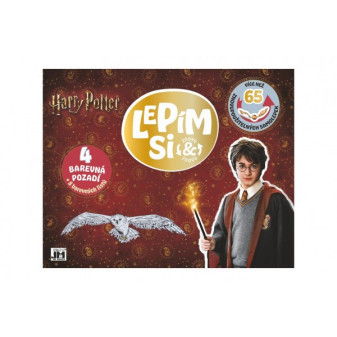 Pracovný zošit so samolepkami Lepím si znova a znova Harry Potter CZ verzia 28,5x23cm