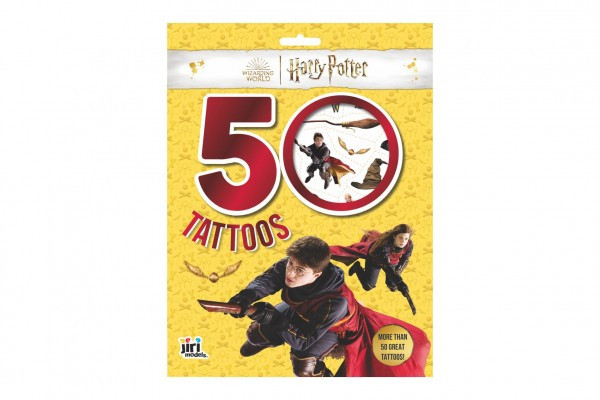 Tetovanie Harry Potter 51ks + listy na maľovanie 12ks v doskách