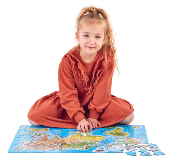 Puzzle - Mapa sveta 160 ks - SK