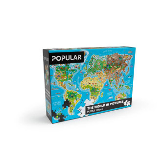 Puzzle - Mapa sveta 160 ks - AN