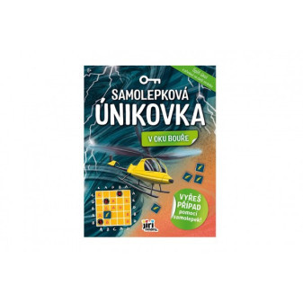 Samolepková únikovka V oku búrka 20x26cm SK verzia