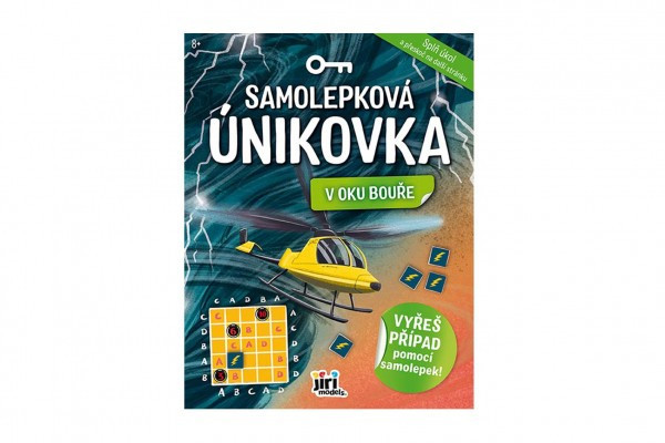 Samolepková únikovka V oku búrka 20x26cm SK verzia
