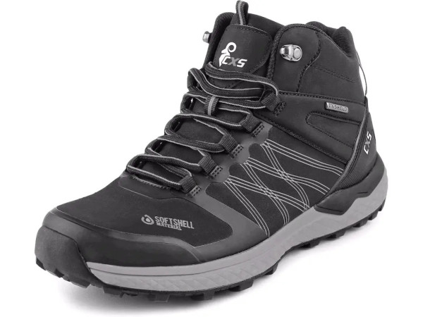 Obuv CXS SPORT, členková, čierno - šedá, veľ. 37