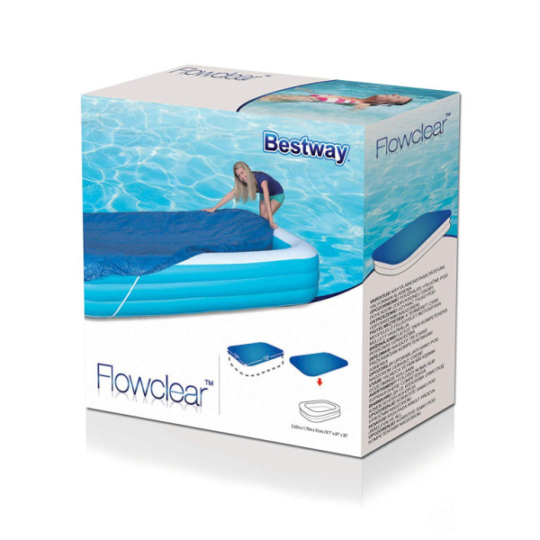 Bestway Krycia plachta na bazén Family 262x175x51 cm 58319