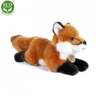 Plyšová líška ležiaca 23 cm ECO-FRIENDLY