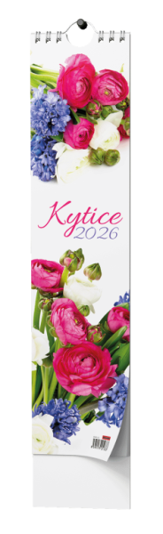 Nástenný kalendár - Kravata - Kytica