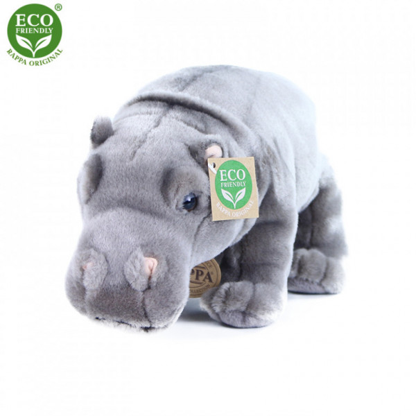 Plyšový hroch stojaci 30 cm ECO-FRIENDLY