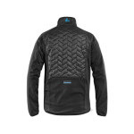 Bunda CXS LEONIS, pánska, čierna s HV modro/červenými doplnkami, vel. 2XL