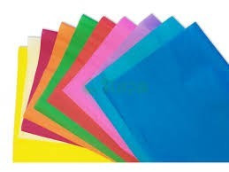 Hodvábny papier A3 MIX 10 farieb 42x29, 7cm, 20g
