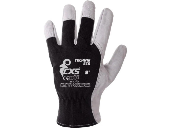 Rukavice CXS TECHNIK ECO, kombinované, veľ. 09
