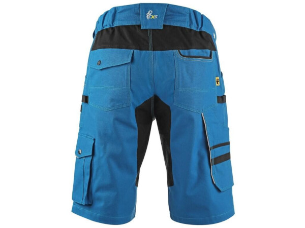 Kraťasy CXS STRETCH, pánske, stredne modré-čierne, veľ. 68