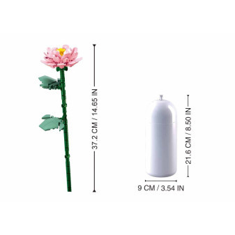 Sluban Flowers M38-B1101-05 Pivonka vo váze