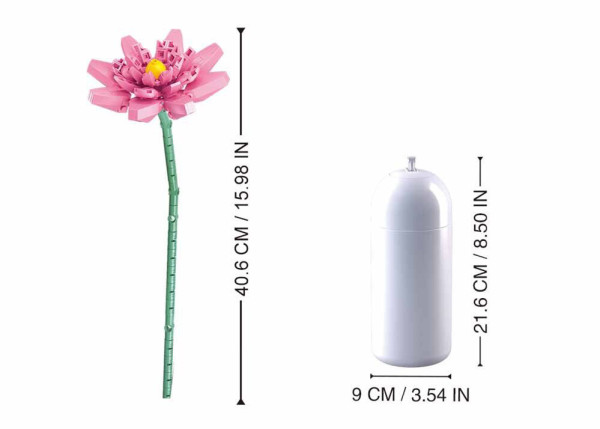 Sluban Flowers M38-B1101-06 Lotos vo váze