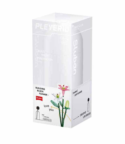 Sluban Flowers M38-B1101-07 Ľalia vo váze