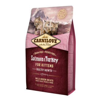 Carnilove Cat Grain Free Salmon & Turkey Kittens Healthy Growth 2kg