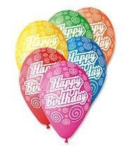 Balóniky happy birthday 1ks nafukovacie