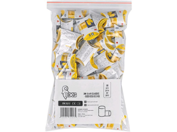 Zátkové chrániče sluchu 3M EAR CLASSIC, bal. 50 párov