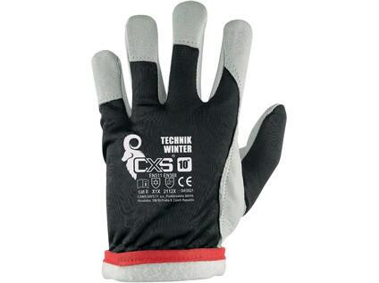 Rukavice CXS TECHNIK WINTER, zimné, kombinované, vel. 11