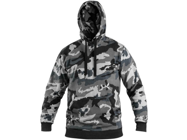 Mikina CXS ARYN, pánska, šedo-biela (maskáč), veľ. 2XL