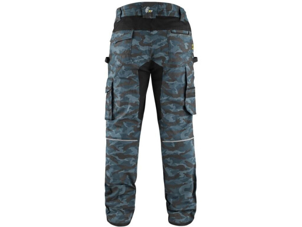 Nohavice CXS STRETCH, pánske, maskáčovo-modré, veľ. 64