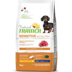 Trainer Natural Sensitive No glutén Adult Mini jahňacie 2kg