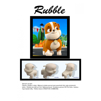 Rubble - 3D postavička