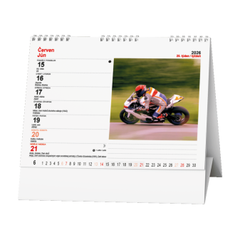 Stolový kalendár - Motorbike
