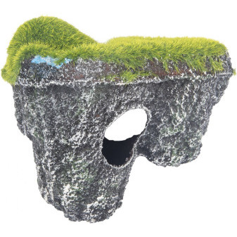 FLAMINGO akváriové dekorácie ROCK KRAG sivý S 13x8,5x12cm