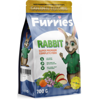 Furries Extrudované Granule Králik Adult