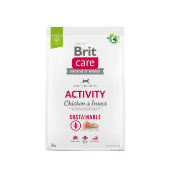 Brit Care Dog Sustainable Activity - kuracie a insecty, 3kg