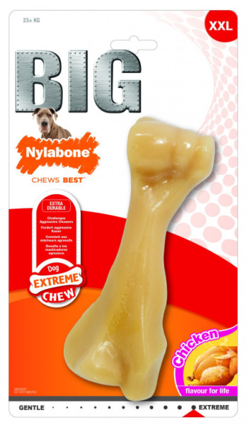 Nylabone hračka Extreme kosť príchuť kurča XXL